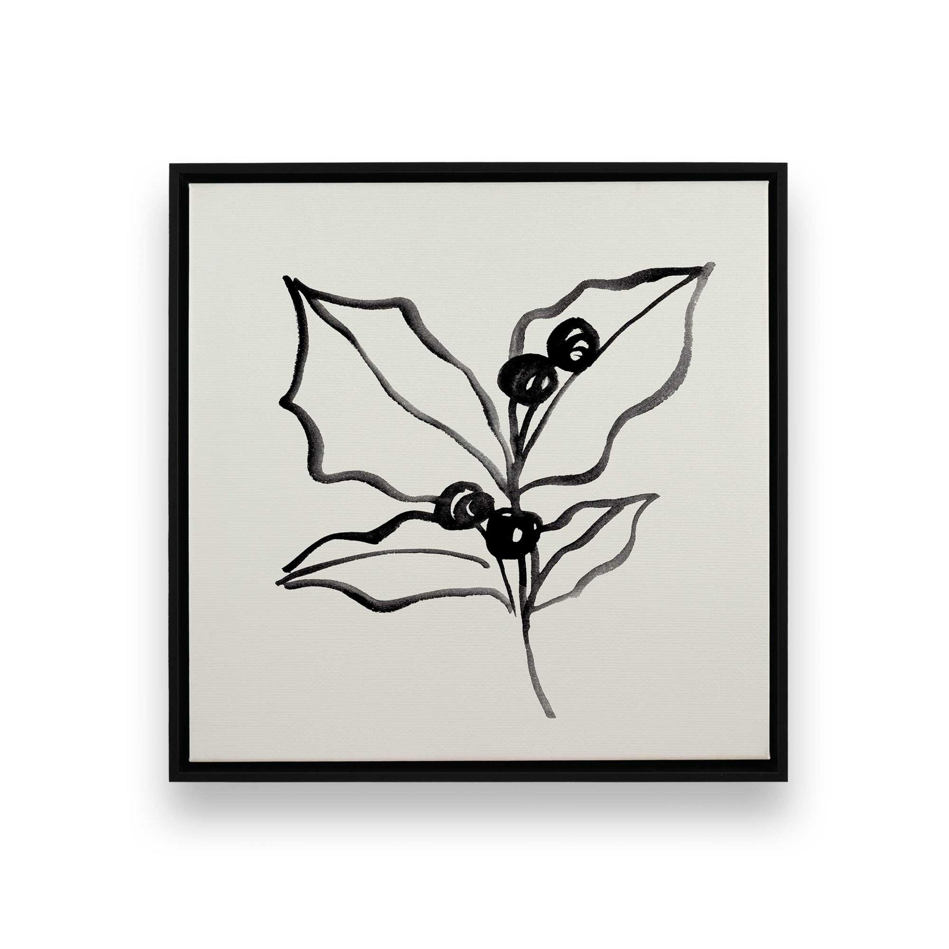 [Color:Satin Black], Picture of art in a Satin Black frame