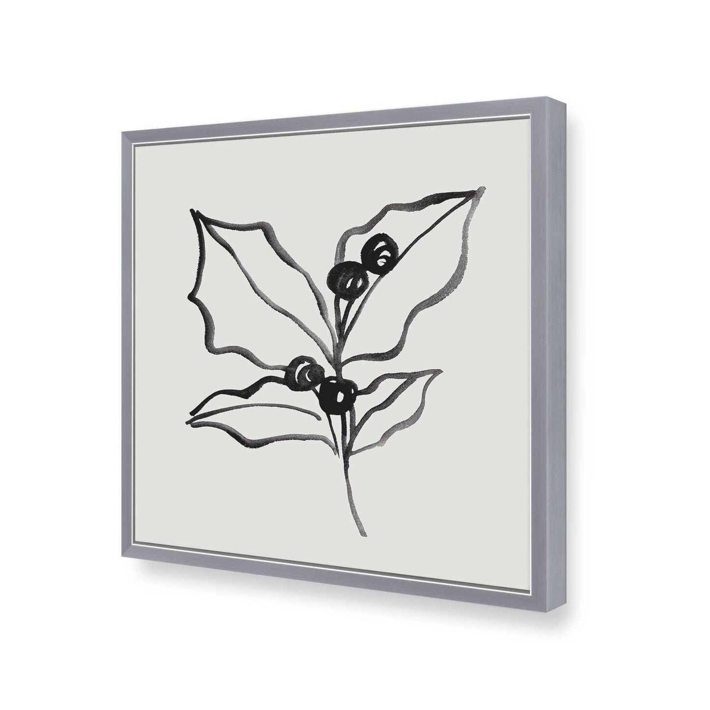 [Color:Polished Chrome], Picture of art in a Polished Chrome frame of the corner