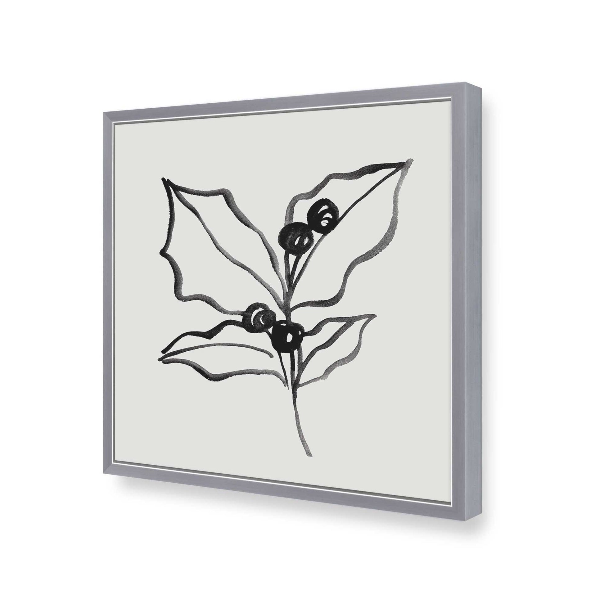 [Color:Polished Chrome], Picture of art in a Polished Chrome frame of the corner