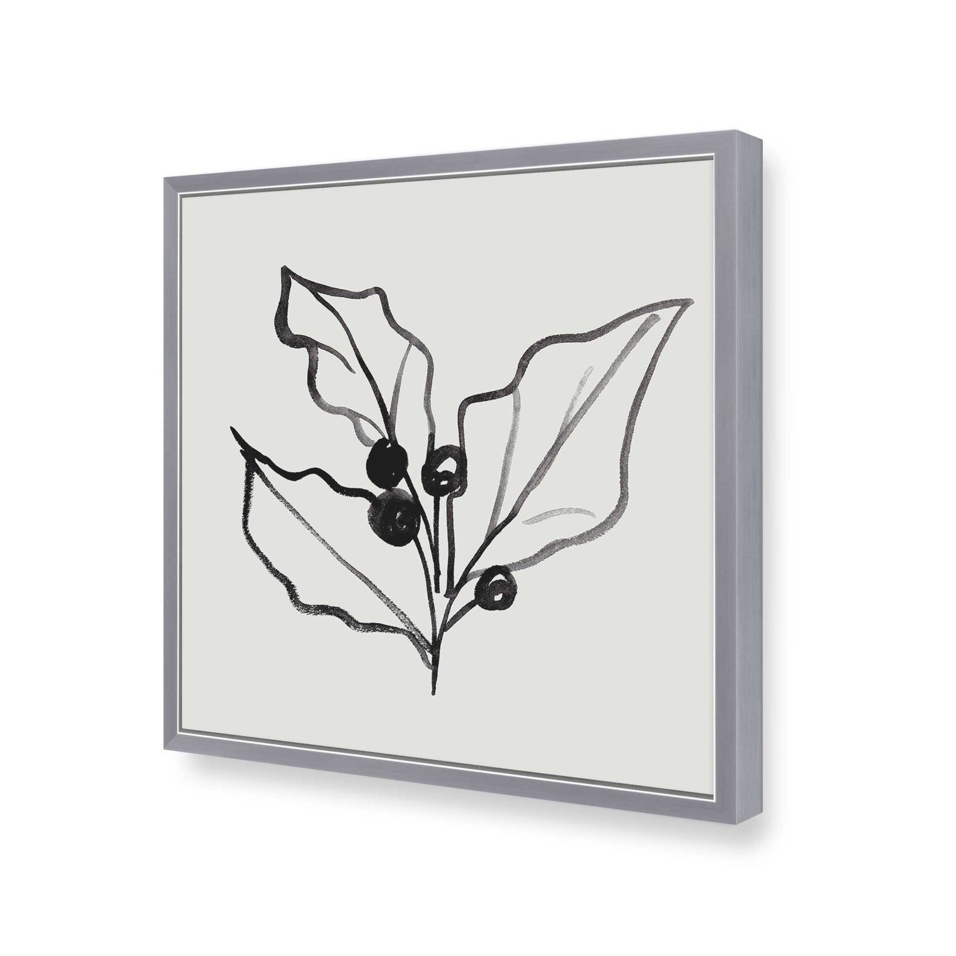 [Color:Polished Chrome], Picture of art in a Polished Chrome frame of the corner