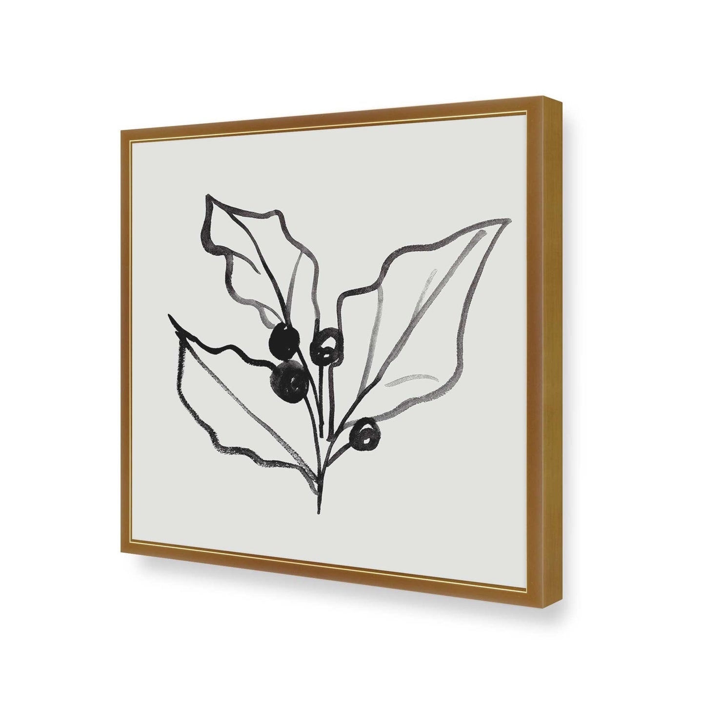 [Color:Polished Gold], Picture of art in a Polished Gold frame of the corner