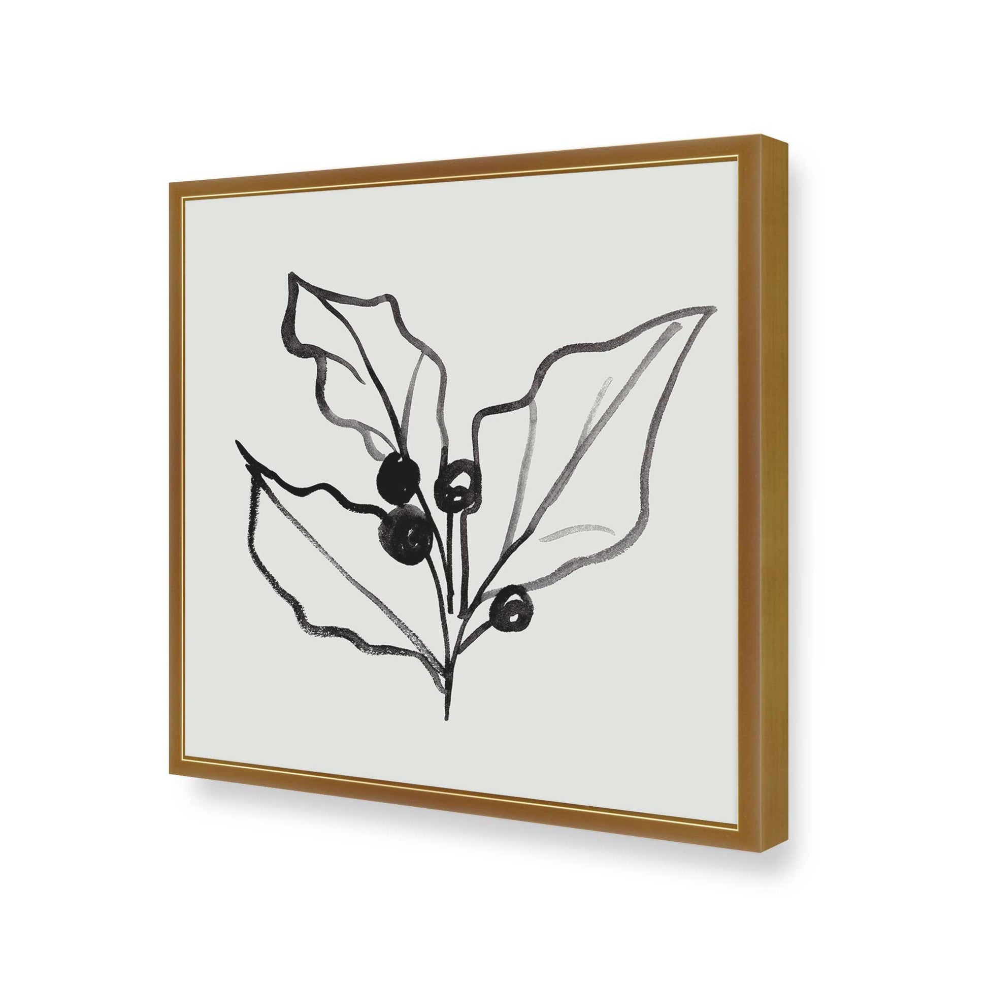 [Color:Polished Gold], Picture of art in a Polished Gold frame of the corner