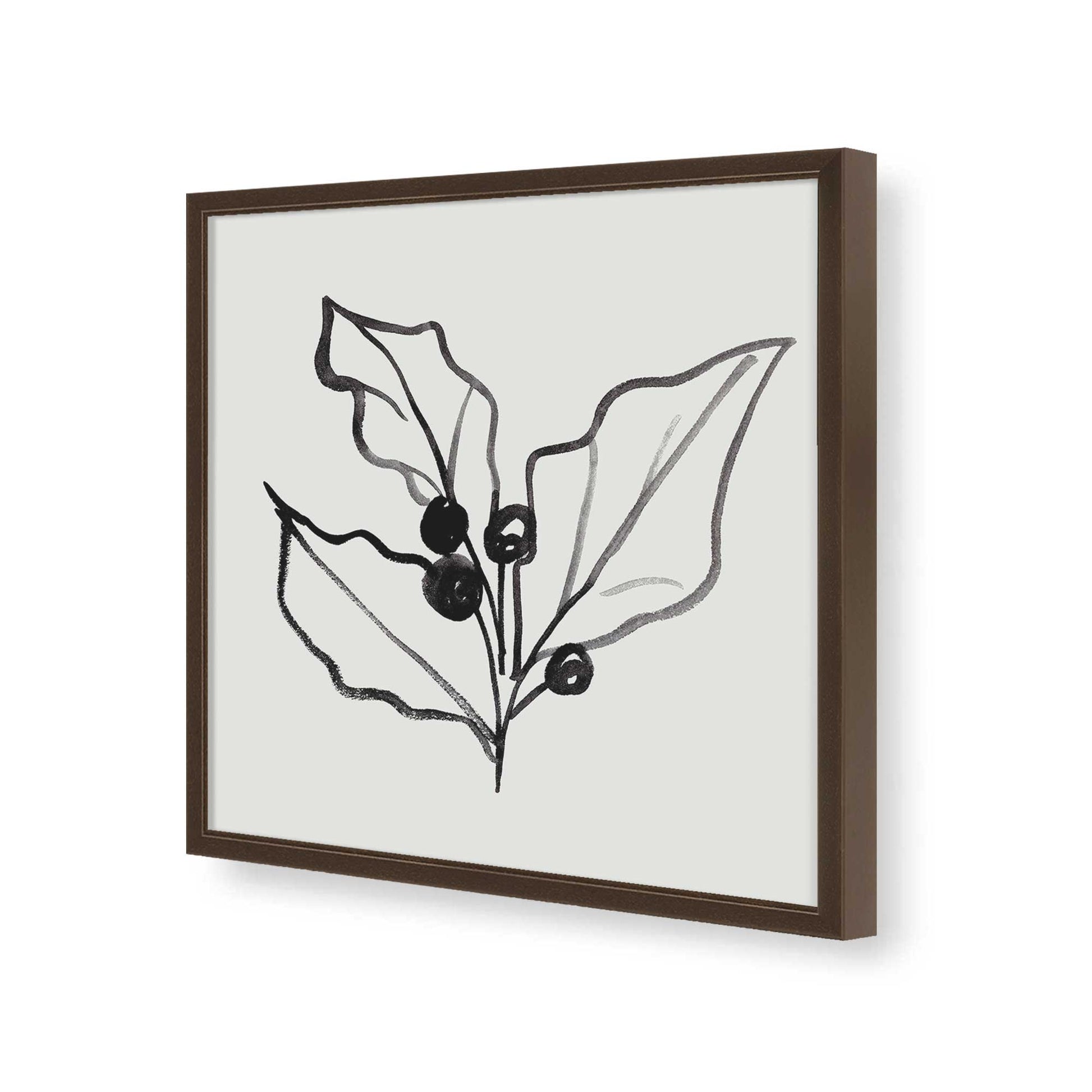 [Color:Espresso], Picture of art in a Espresso frame of the corner
