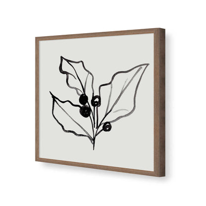 [Color:Walnut], Picture of art in a Walnut frame of the corner