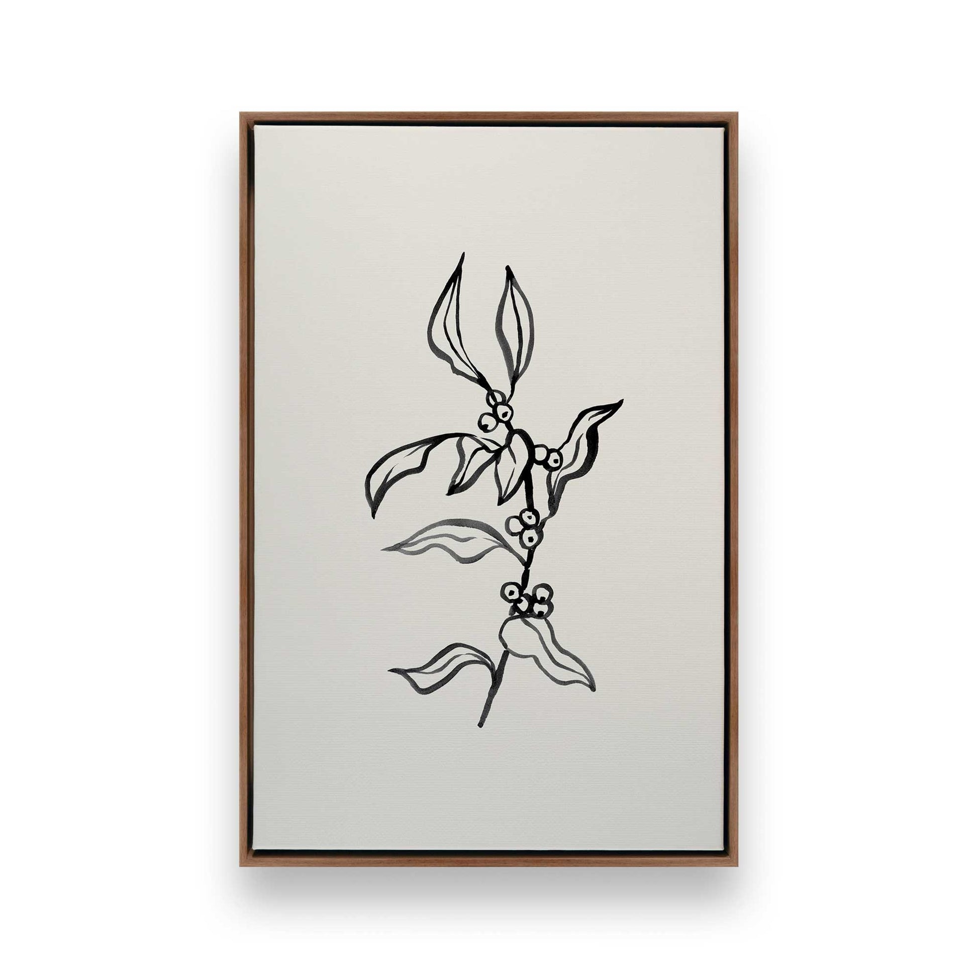 [Color:Walnut], Picture of art in a Walnut frame