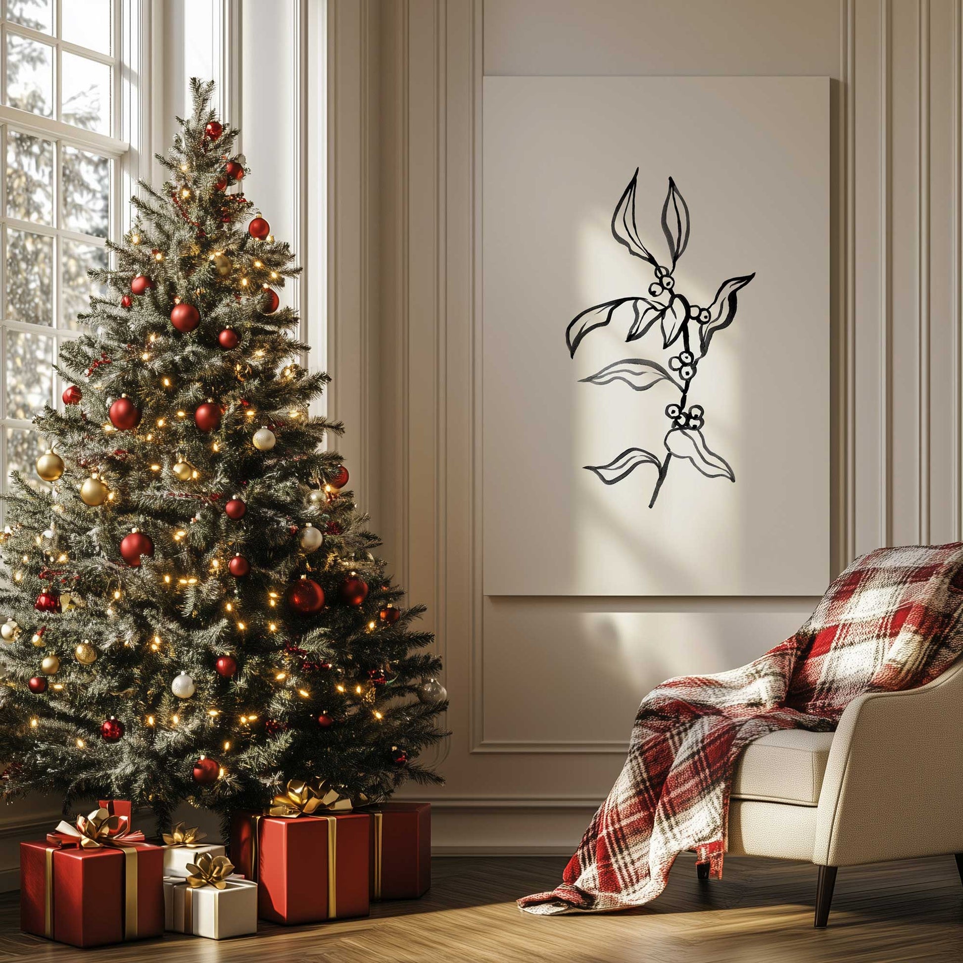 Picture of art in a room