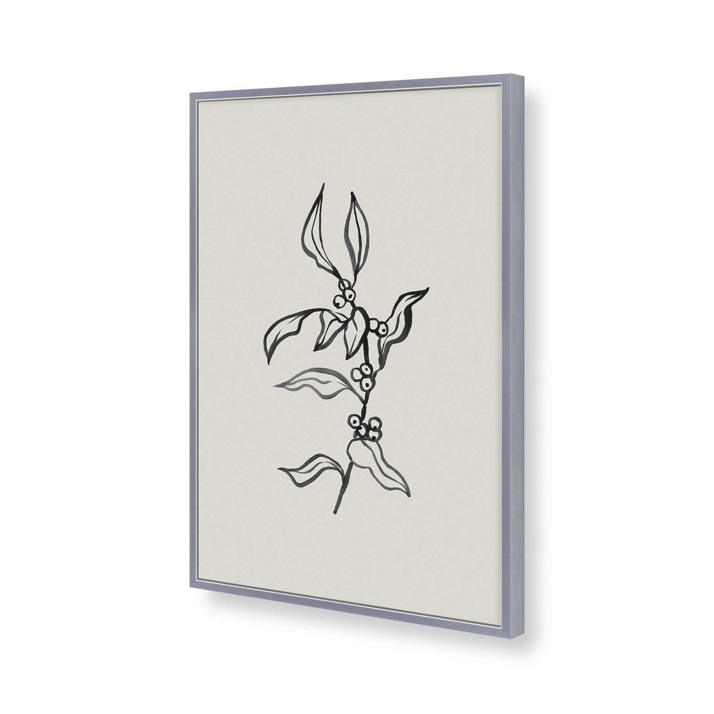 [Color:Polished Chrome], Picture of art in a Polished Chrome frame of the corner