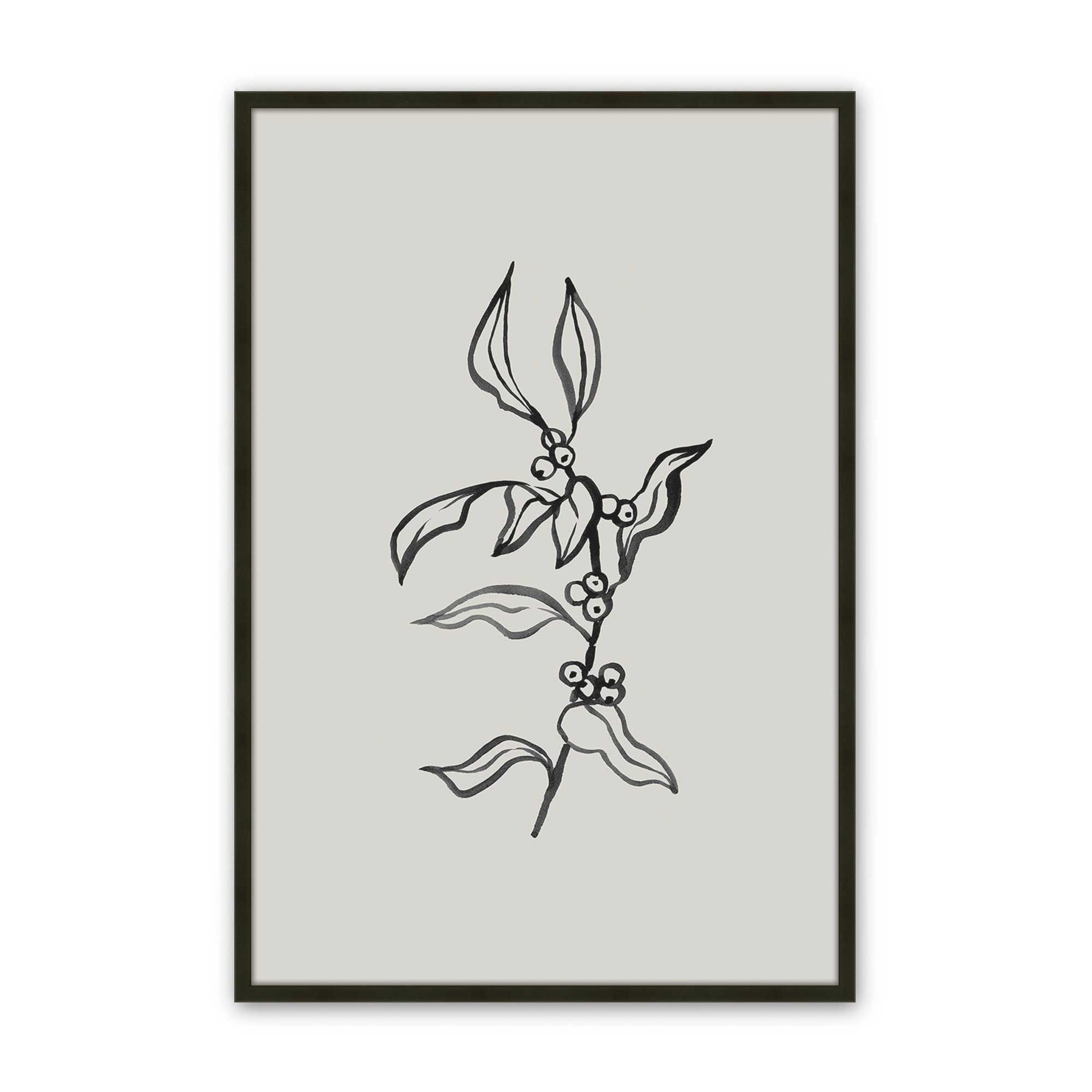 [Color:Satin Black], Picture of art in a Satin Black frame
