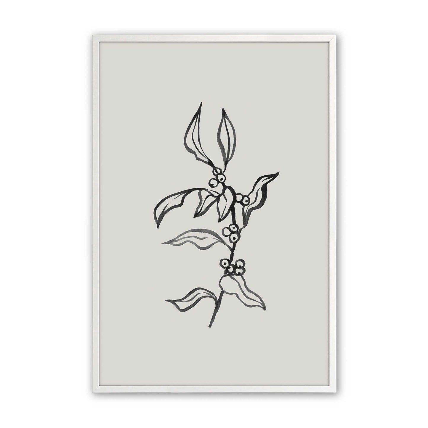 [Color:Opaque White], Picture of art in a Opaque White frame