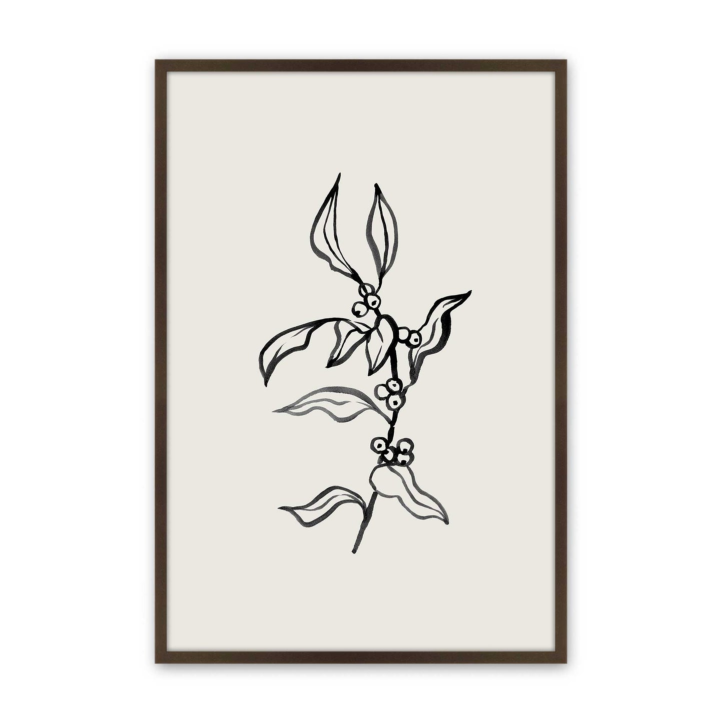 [Color:Belvinder Brown], Picture of art in a Belvinder Brown frame