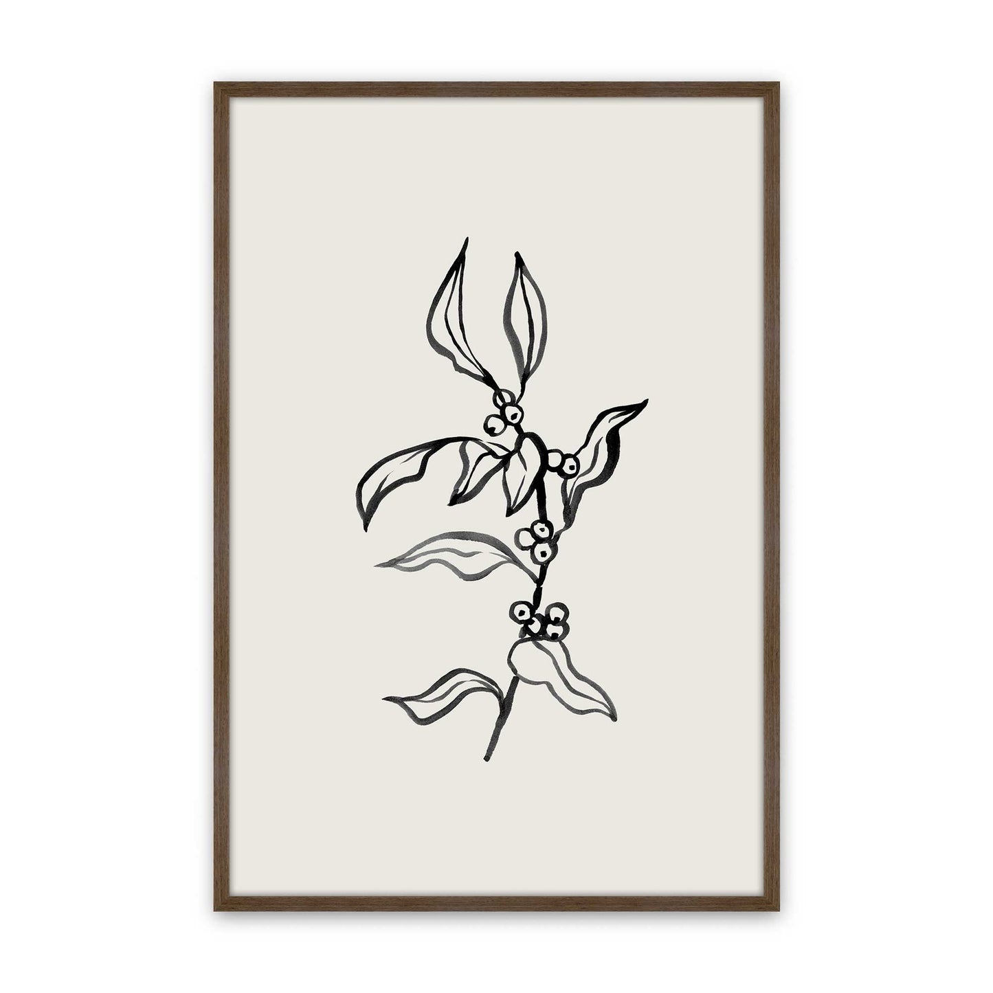 [Color:Walnut], Picture of art in a Walnut frame