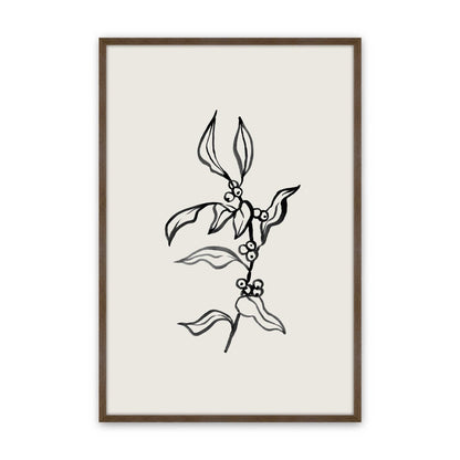 [Color:Walnut], Picture of art in a Walnut frame