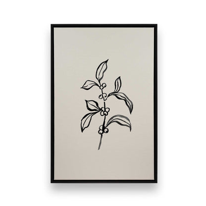 [Color:Satin Black], Picture of art in a Satin Black frame