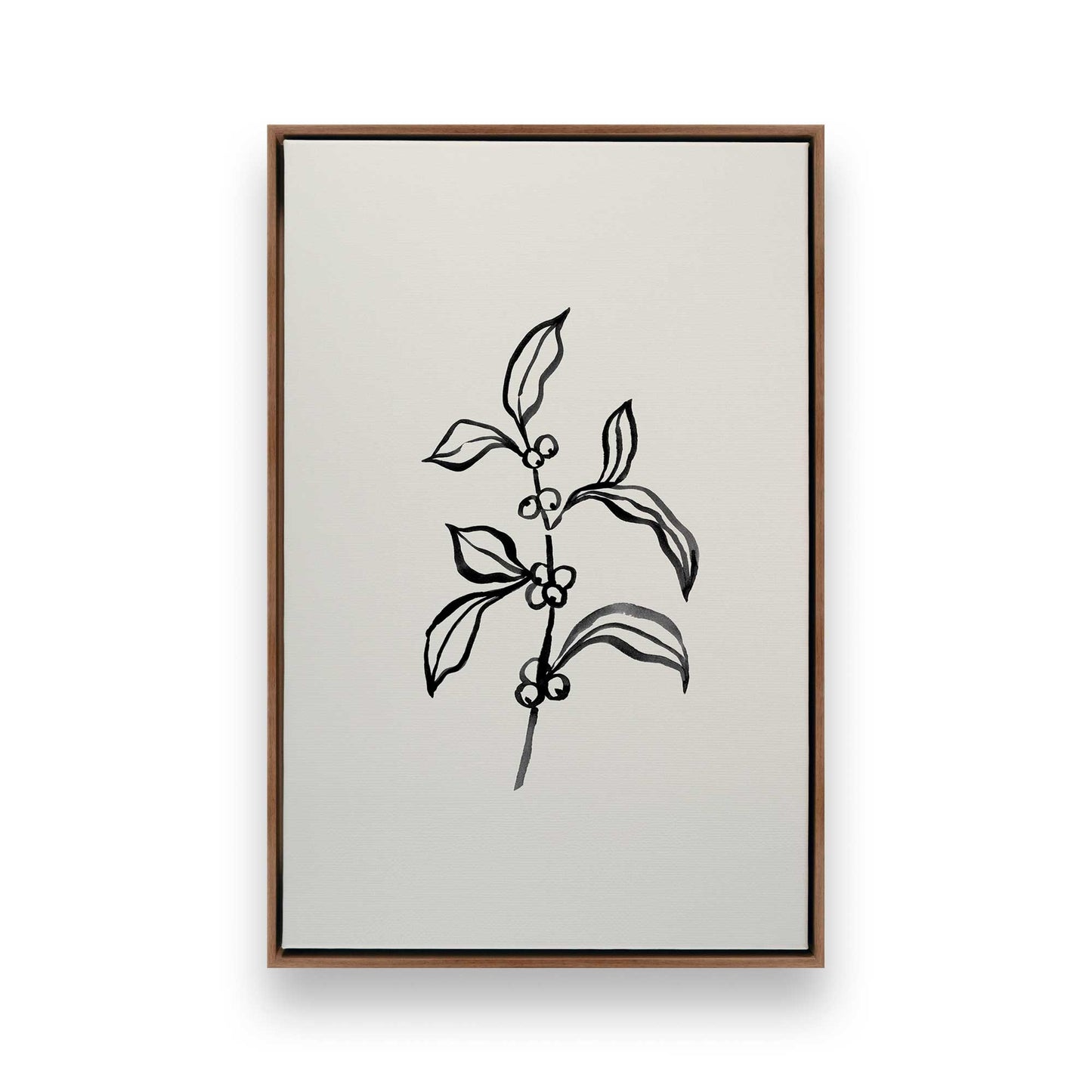 [Color:Walnut], Picture of art in a Walnut frame