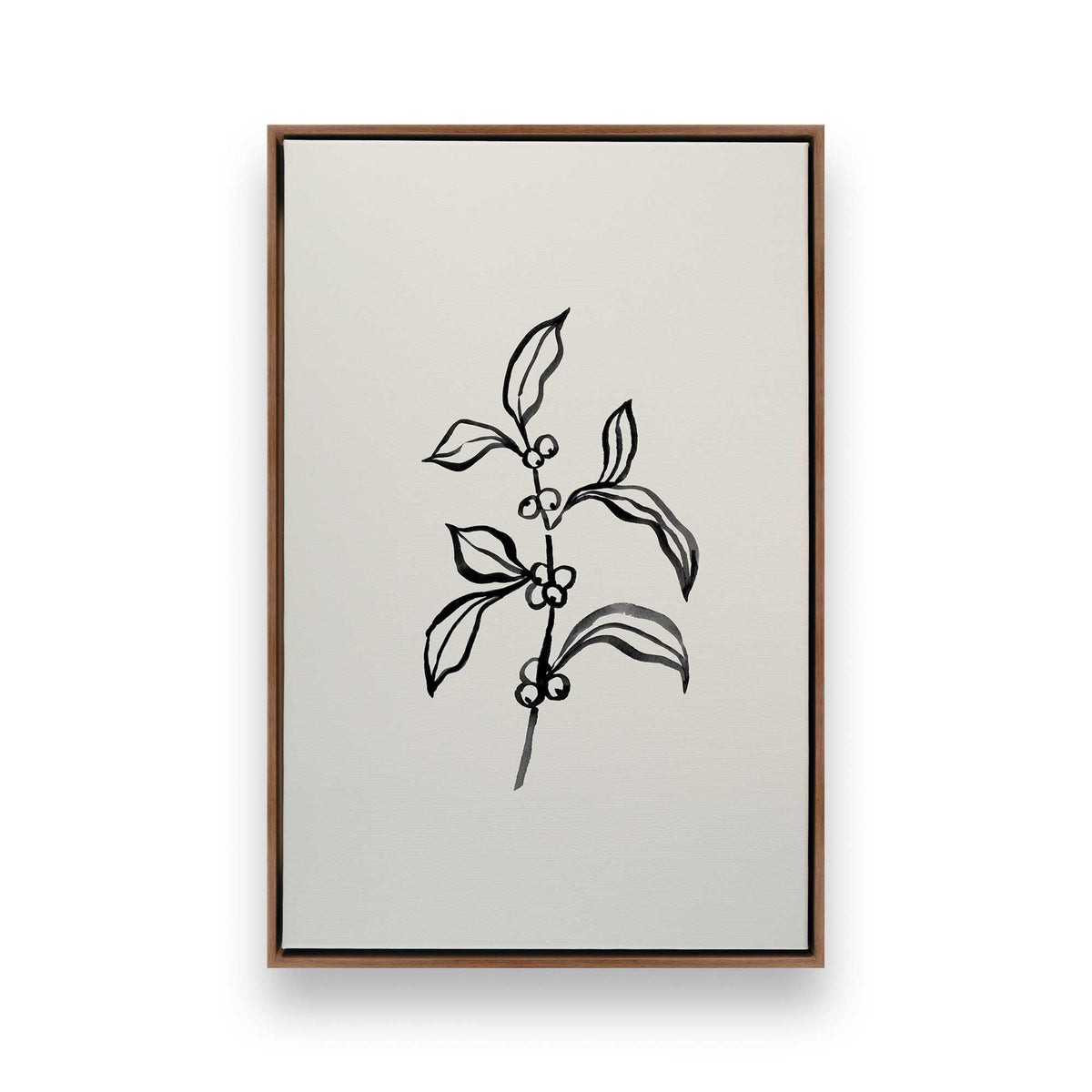 [Color:Walnut], Picture of art in a Walnut frame