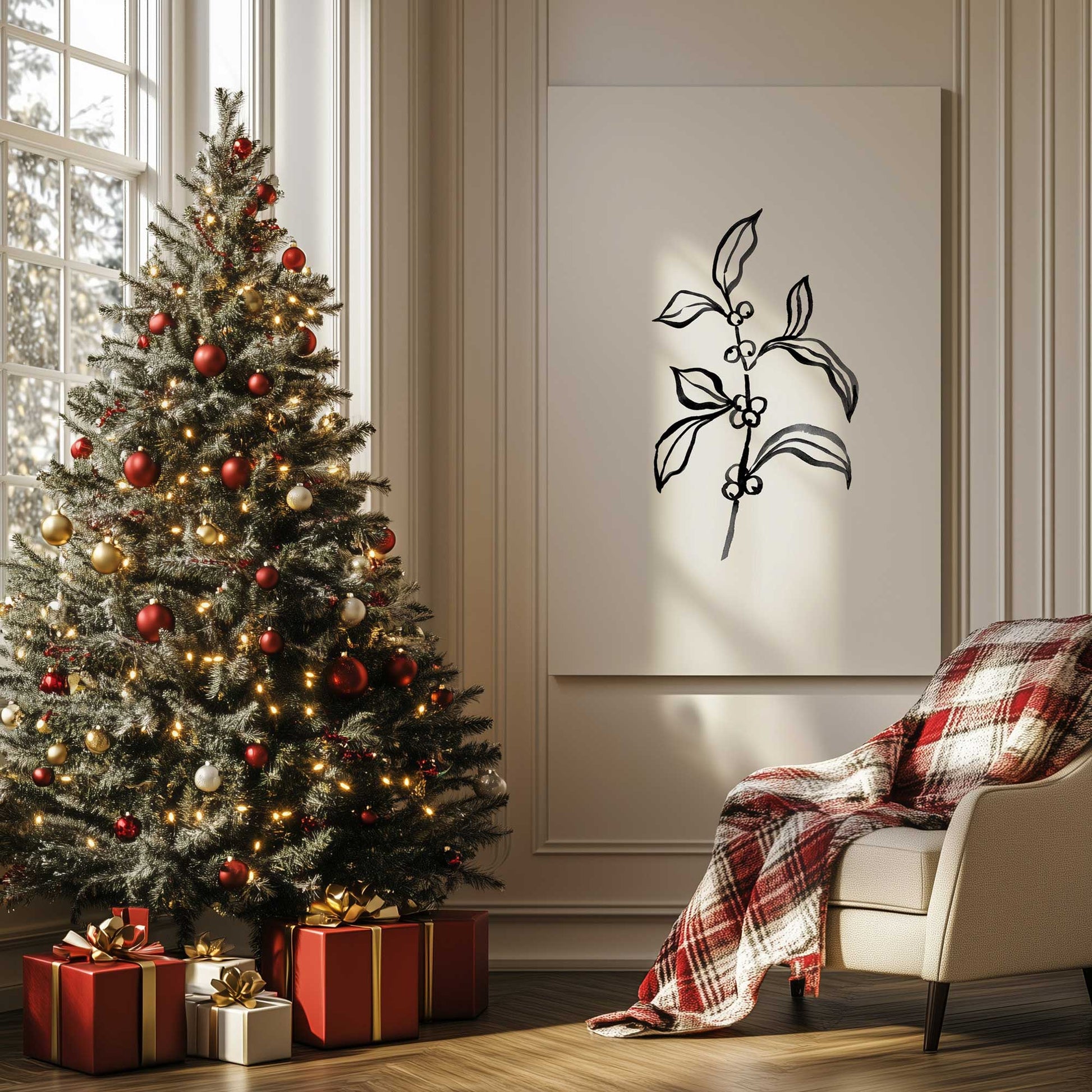 Picture of art in a room