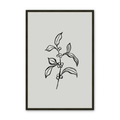 [Color:Satin Black], Picture of art in a Satin Black frame
