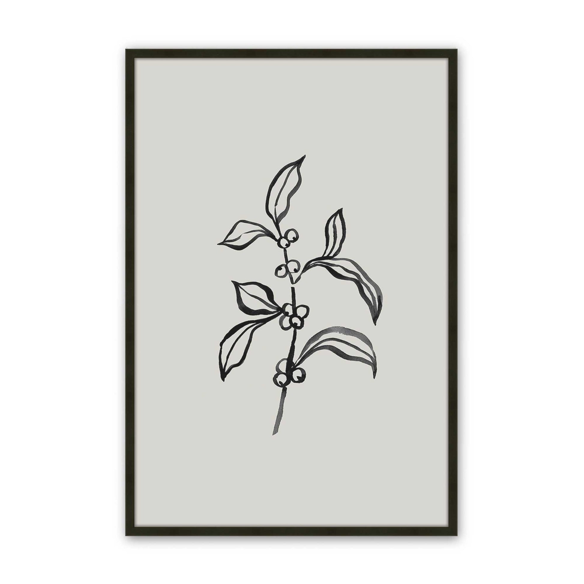 [Color:Satin Black], Picture of art in a Satin Black frame