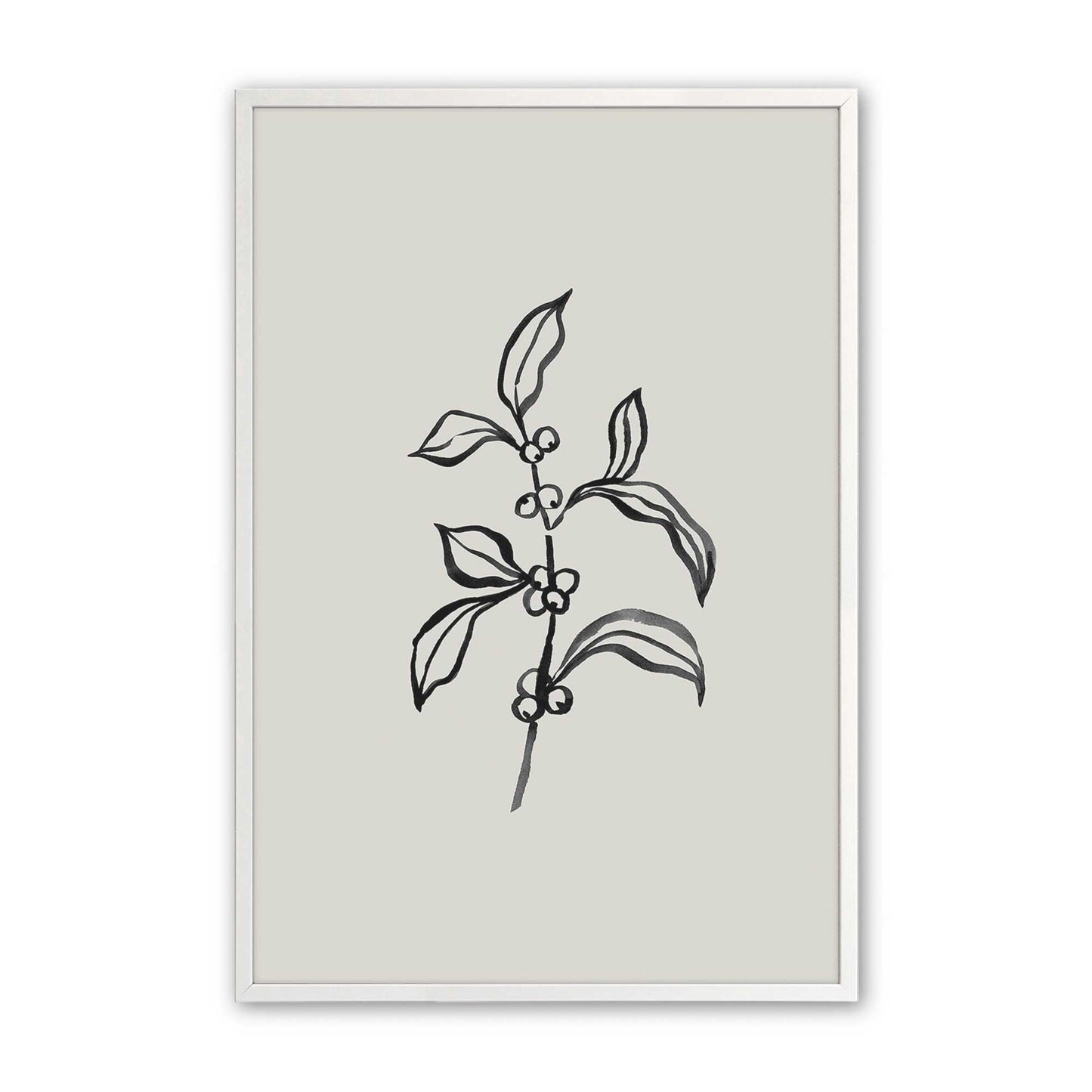 [Color:Opaque White], Picture of art in a Opaque White frame