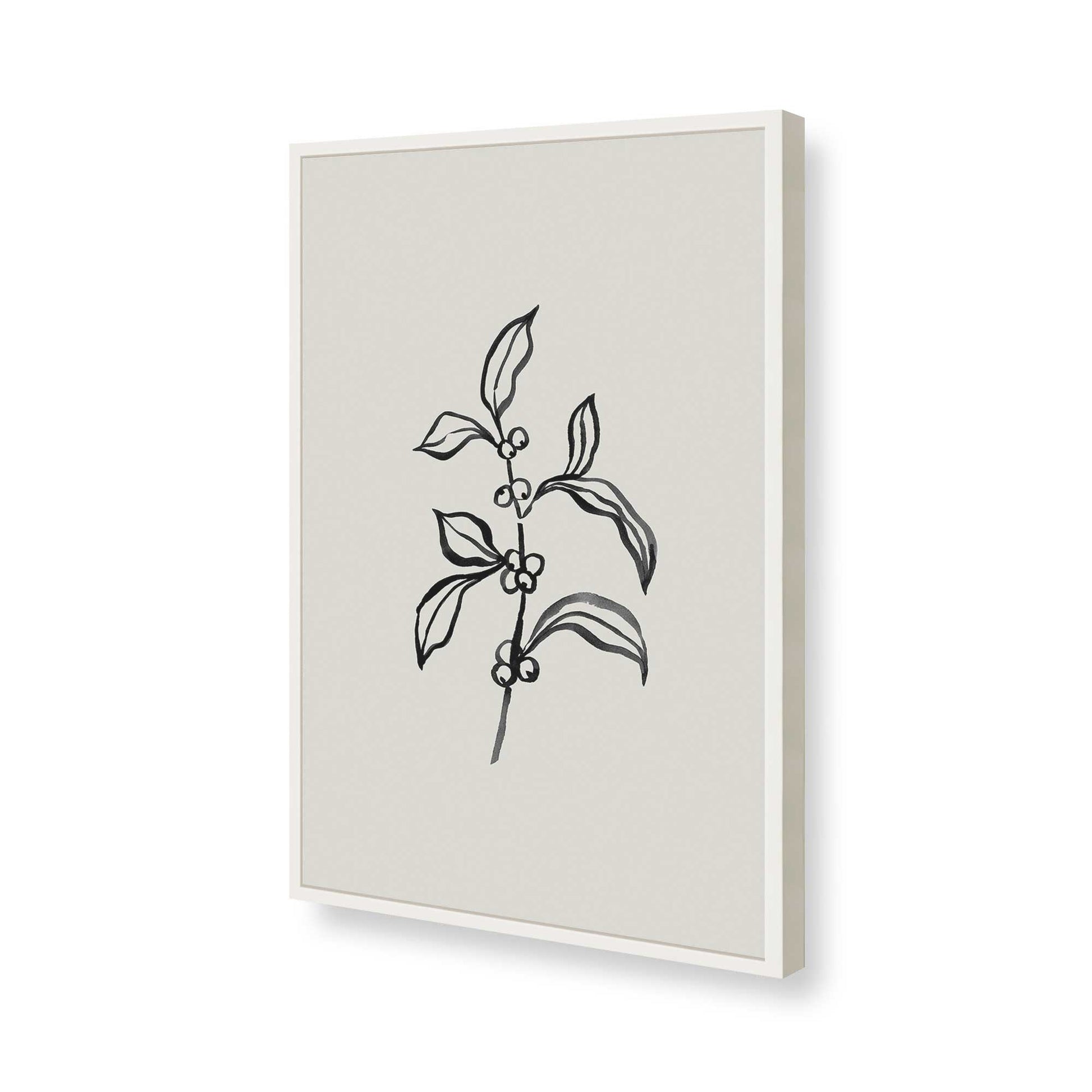 [Color:Opaque White], Picture of art in a Opaque White frame of the corner