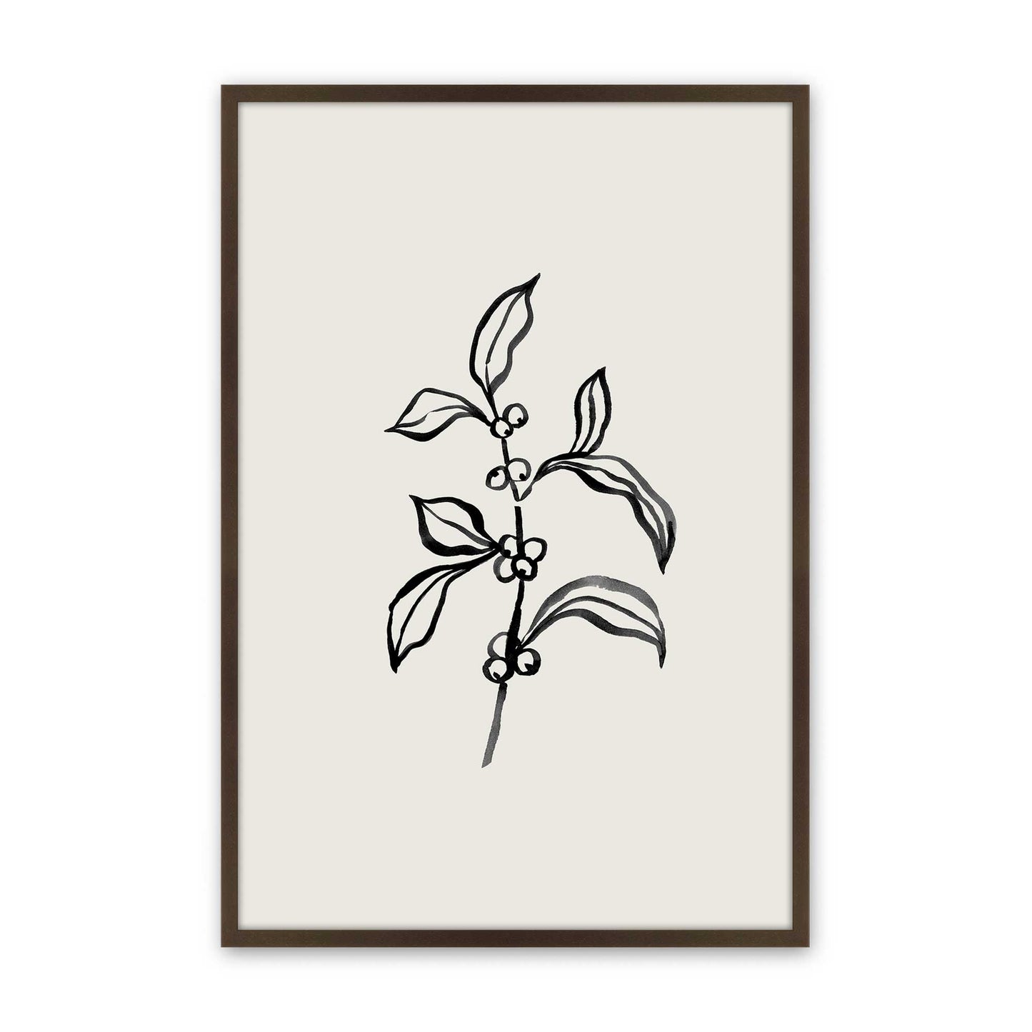 [Color:Belvinder Brown], Picture of art in a Belvinder Brown frame