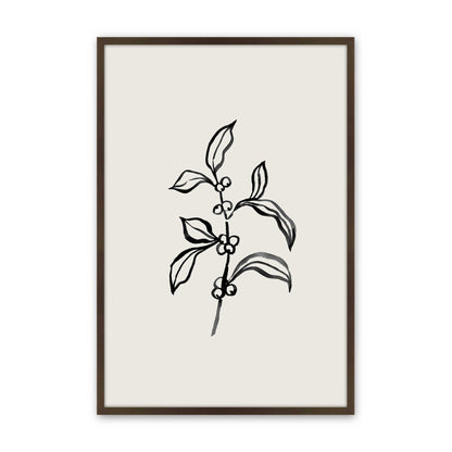 [Color:Brown], Picture of art in a Brown frame