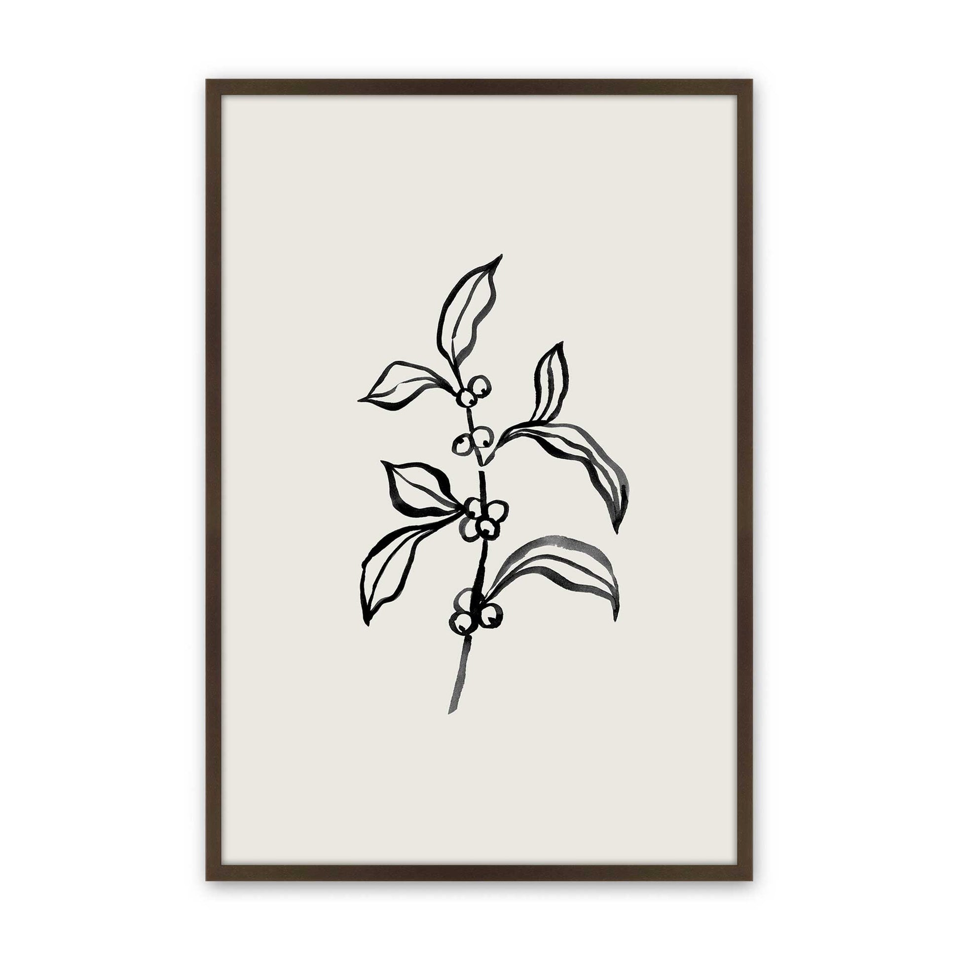 [Color:Belvinder Brown], Picture of art in a Belvinder Brown frame