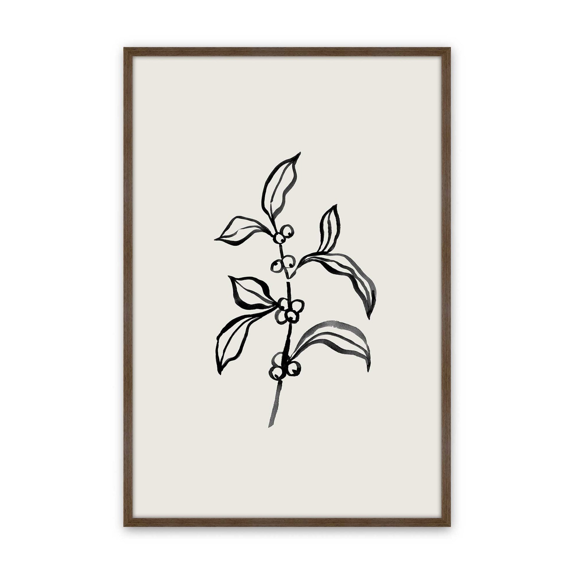 [Color:Walnut], Picture of art in a Walnut frame