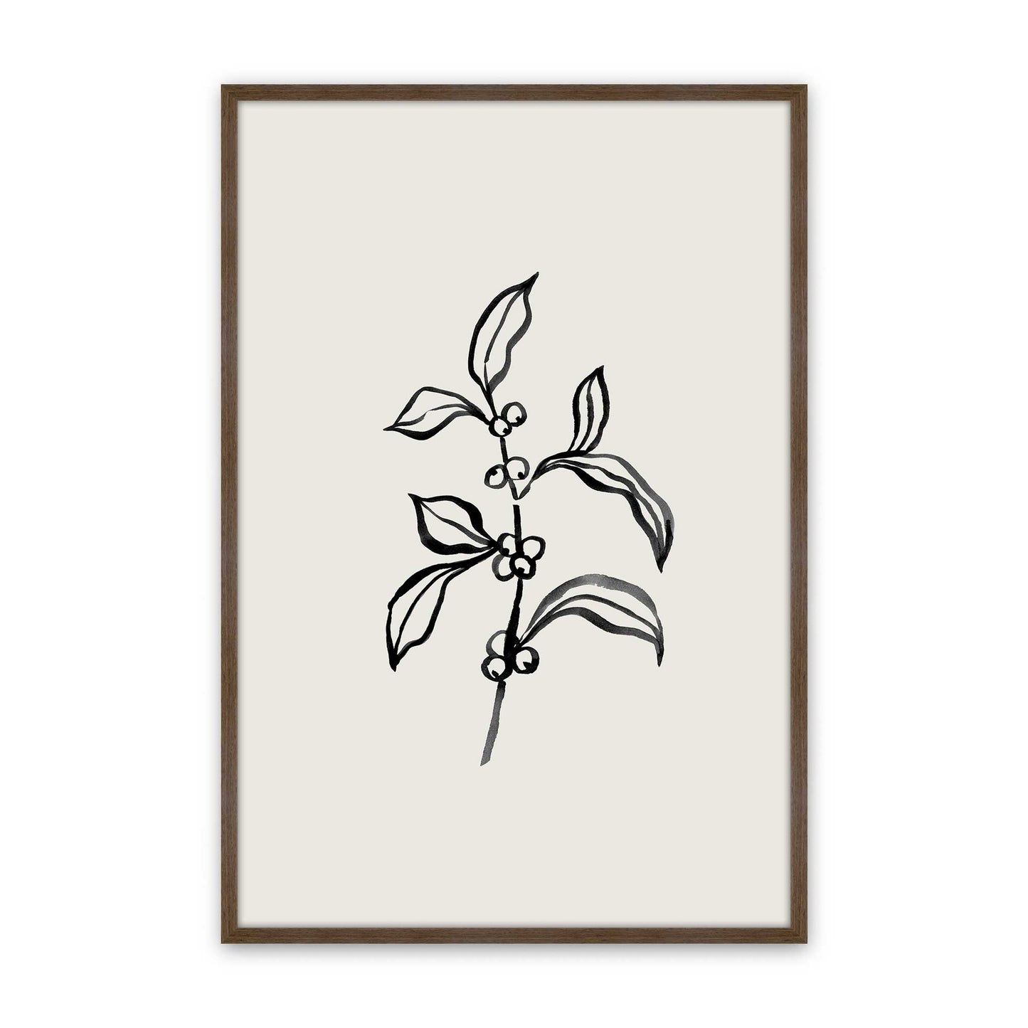 [Color:Walnut], Picture of art in a Walnut frame