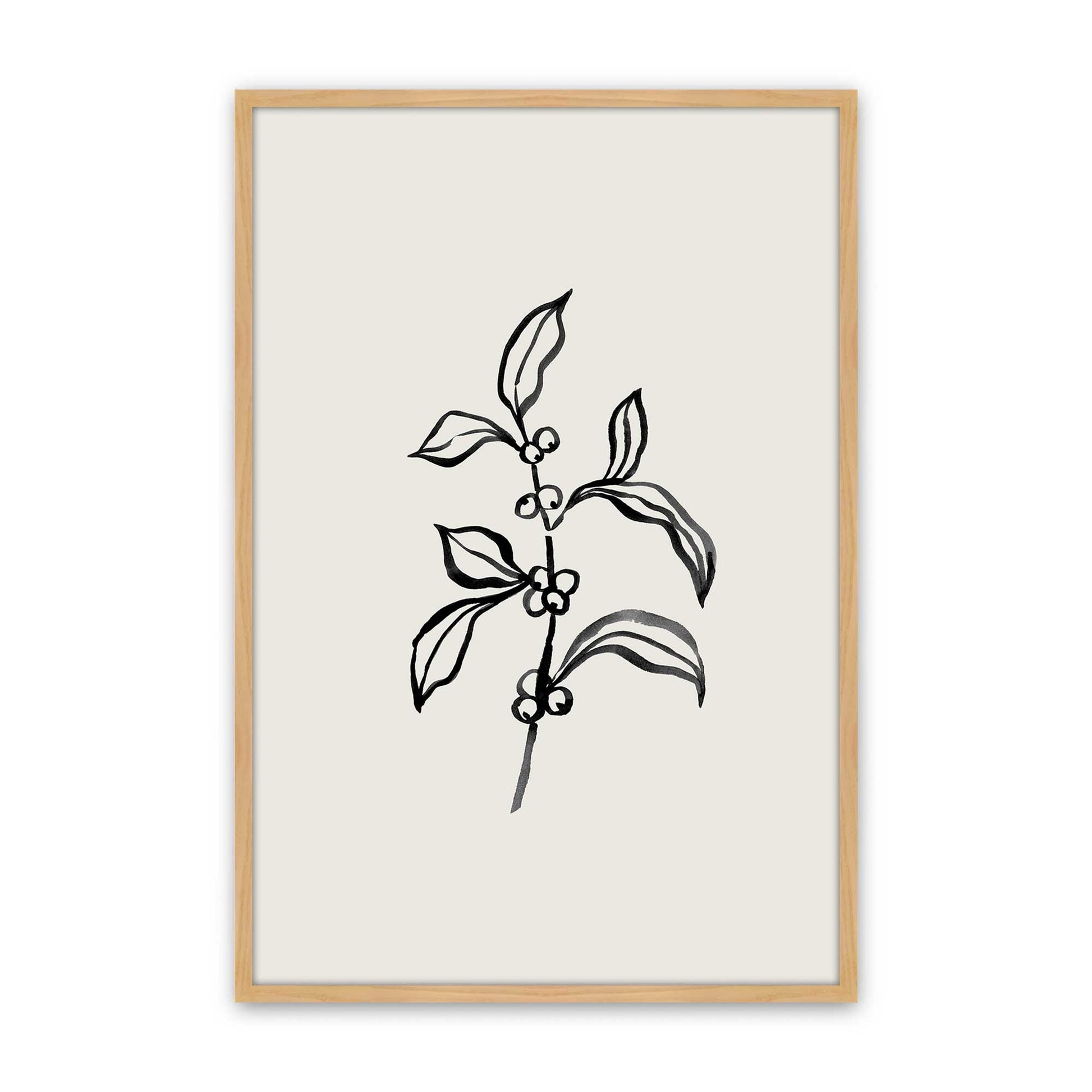 [Color:American Maple], Picture of art in a American Maple frame