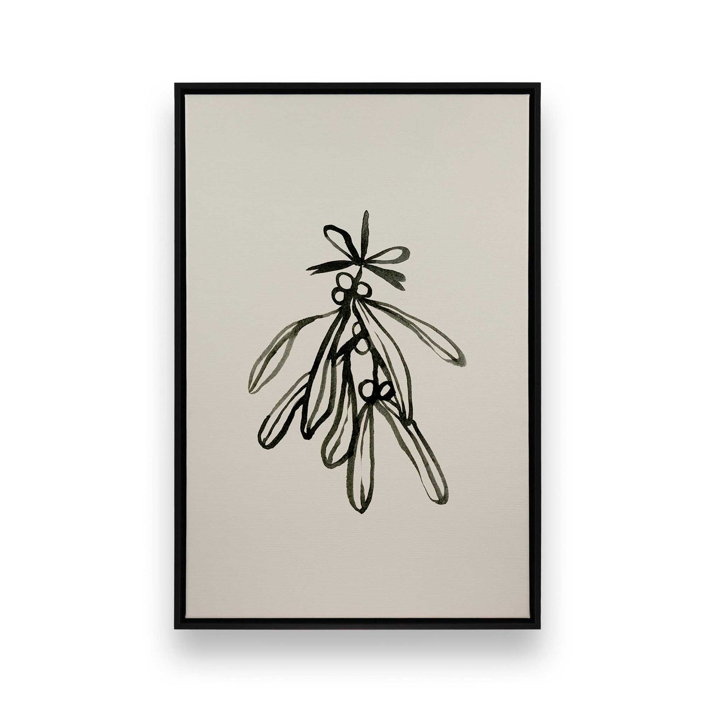 [Color:Satin Black], Picture of art in a Satin Black frame