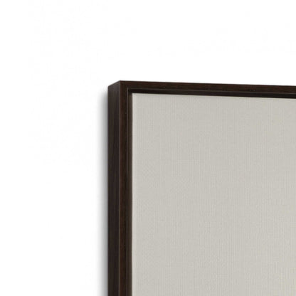 [Color:Espresso], Picture of art in a Espresso frame at an angle