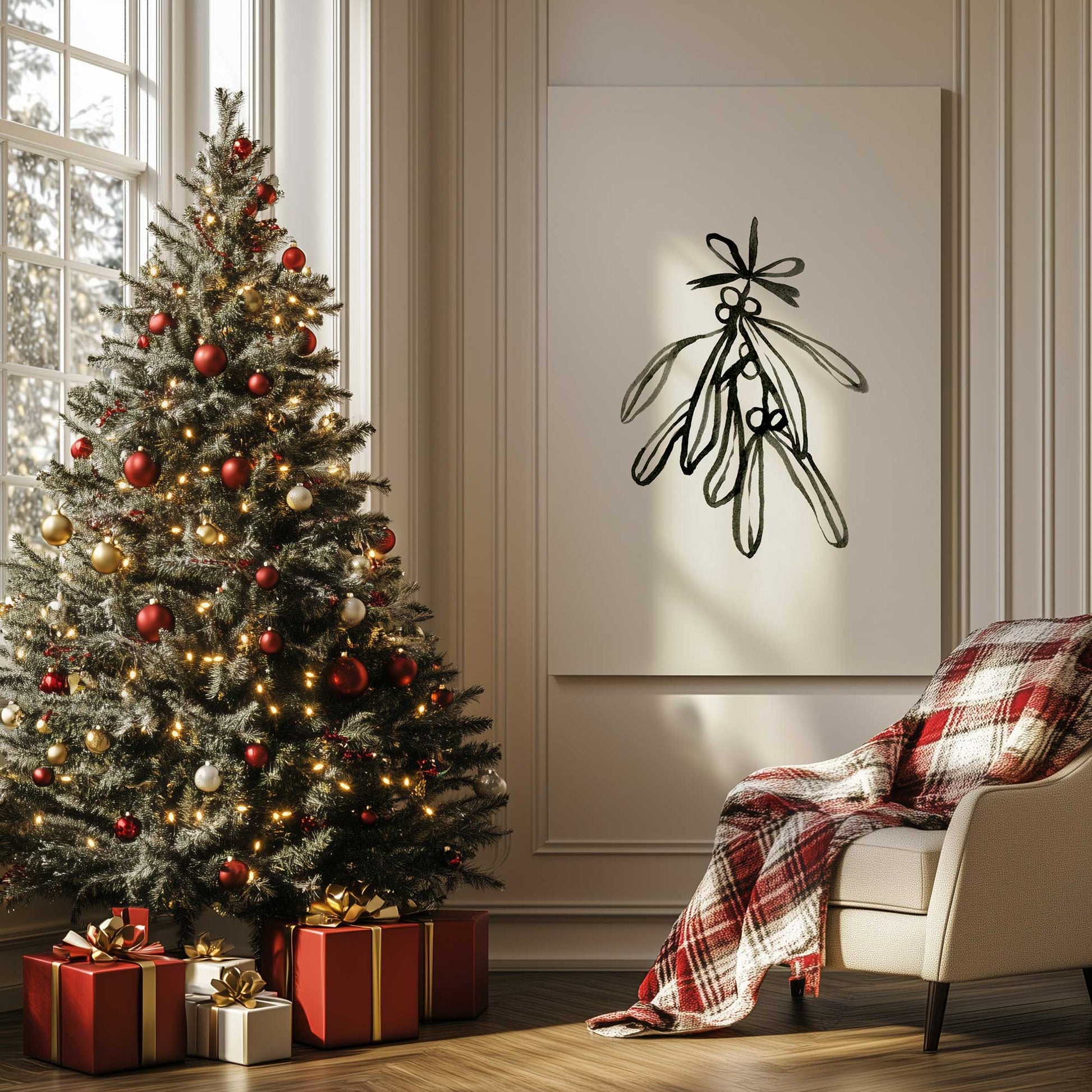 Picture of art in a room