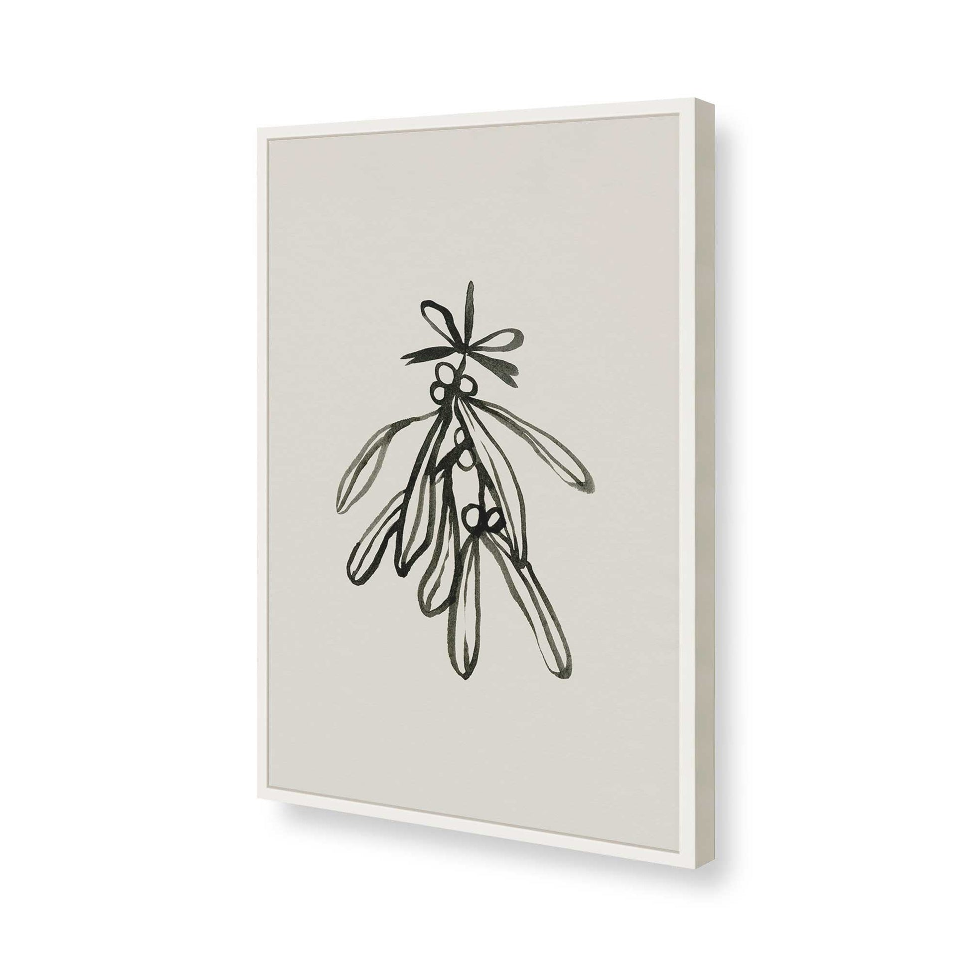 [Color:Opaque White], Picture of art in a Opaque White frame of the corner