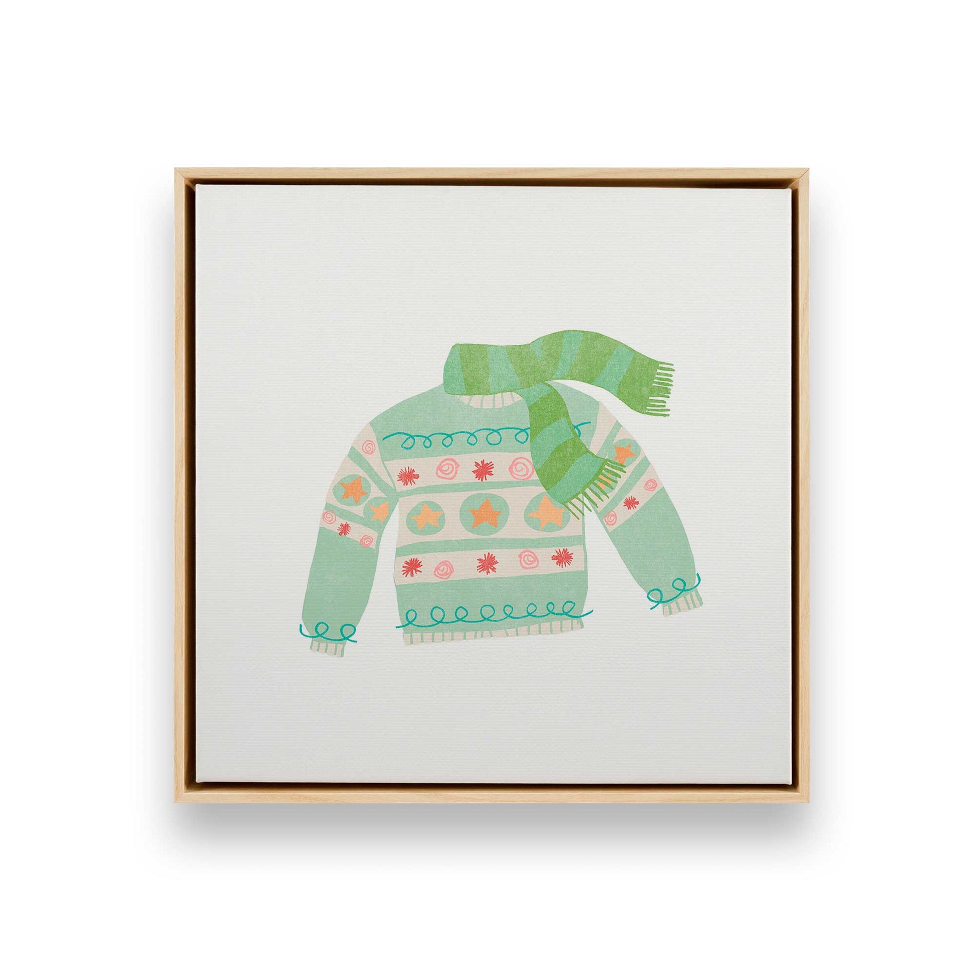 [Color:American Maple], Picture of art in an American Maple frame