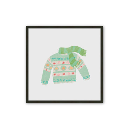 [Color:Satin Black], Picture of art in a Satin Black frame