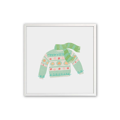 [Color:Opaque White], Picture of art in an Opaque White frame