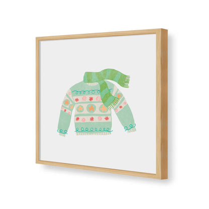 [Color:Espresso], Picture of art in a Espresso frame of the corner