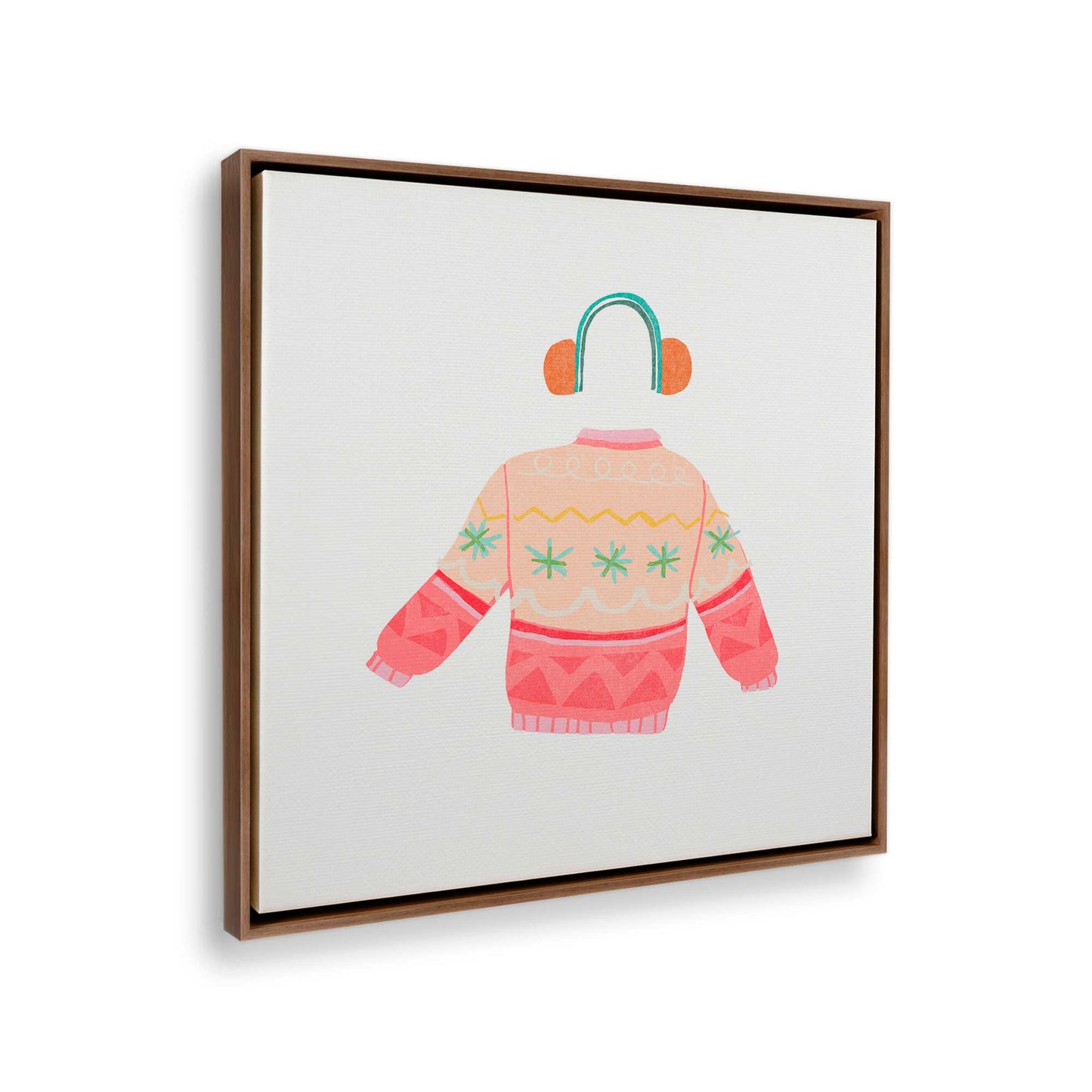 [Color:Walnut], Picture of the corner of the art