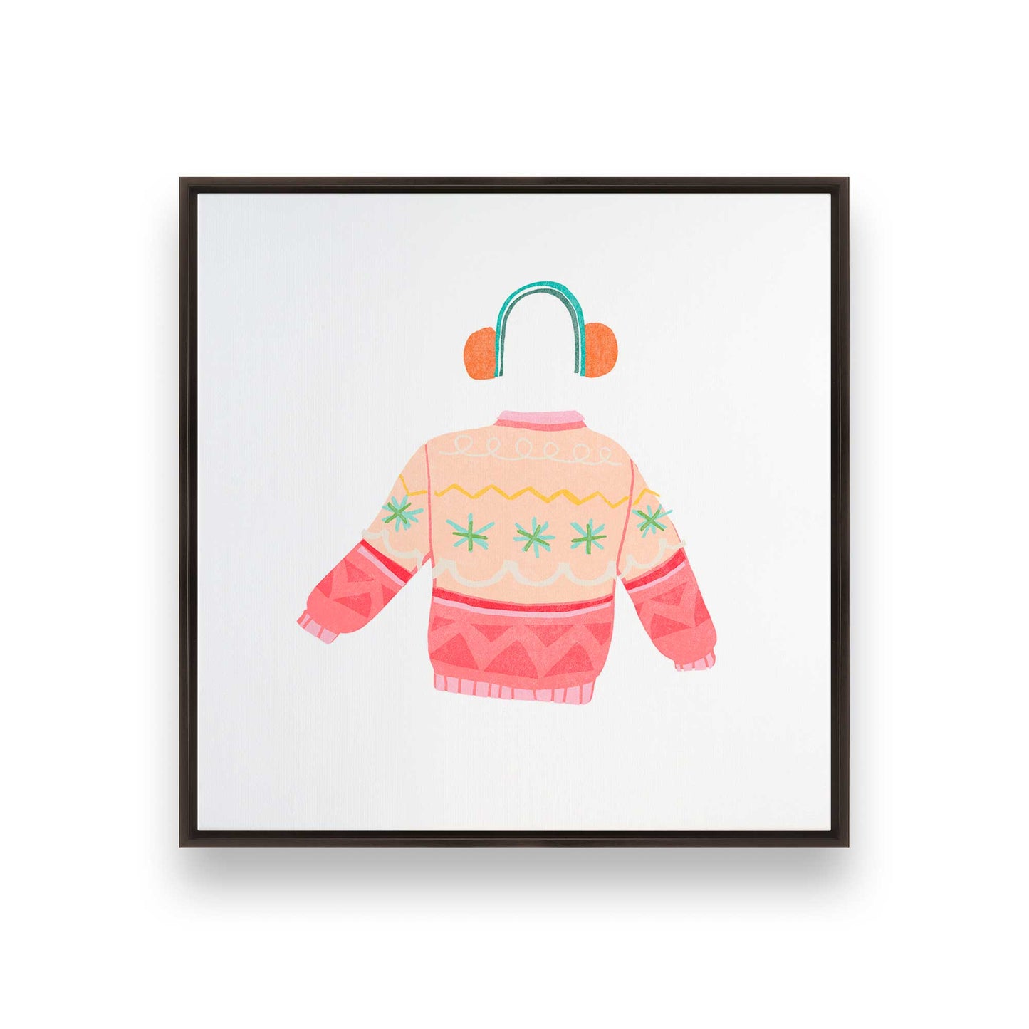 [Color:Espresso], Picture of art in a Espresso frame