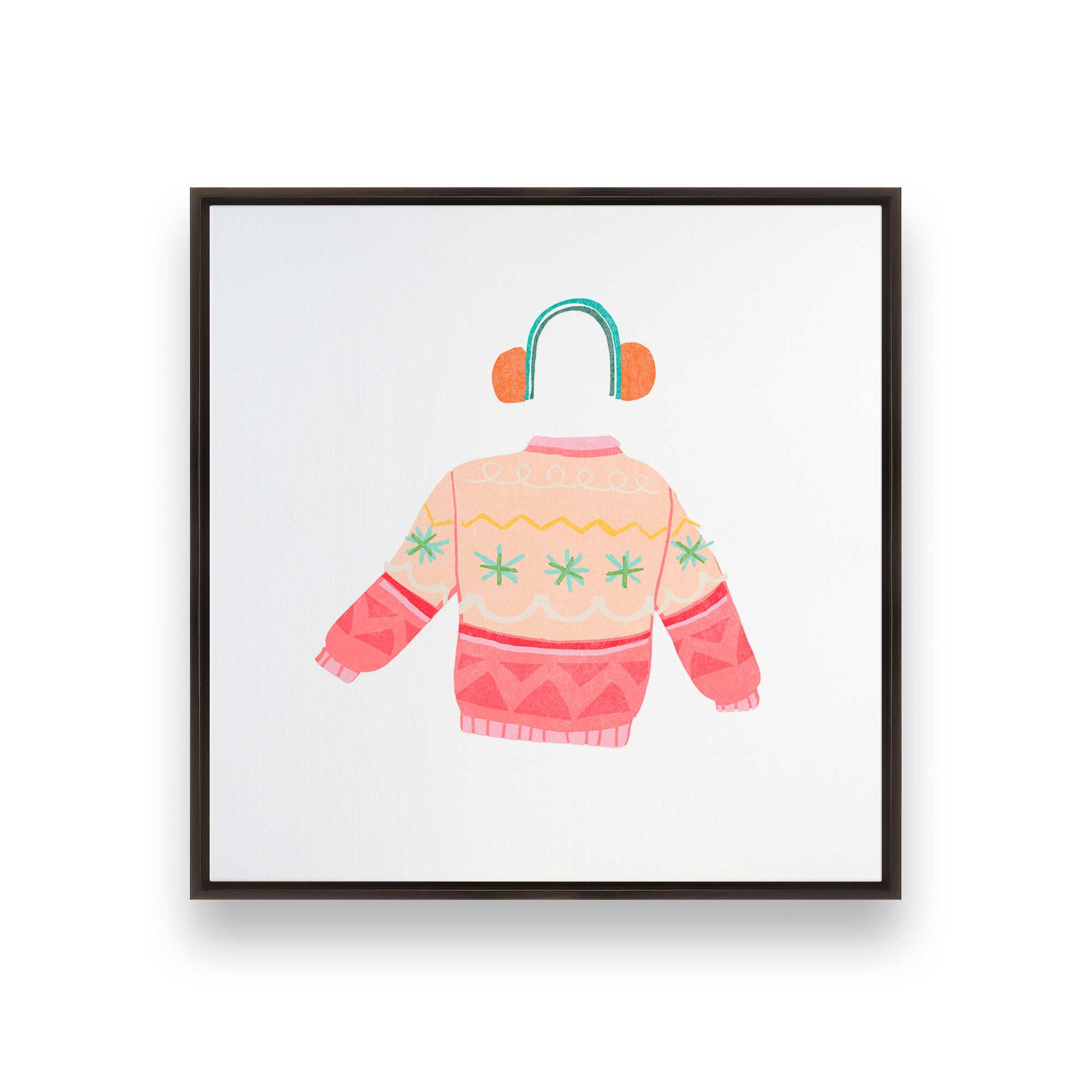 [Color:Espresso], Picture of art in a Espresso frame