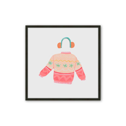 [Color:Satin Black], Picture of art in a Satin Black frame