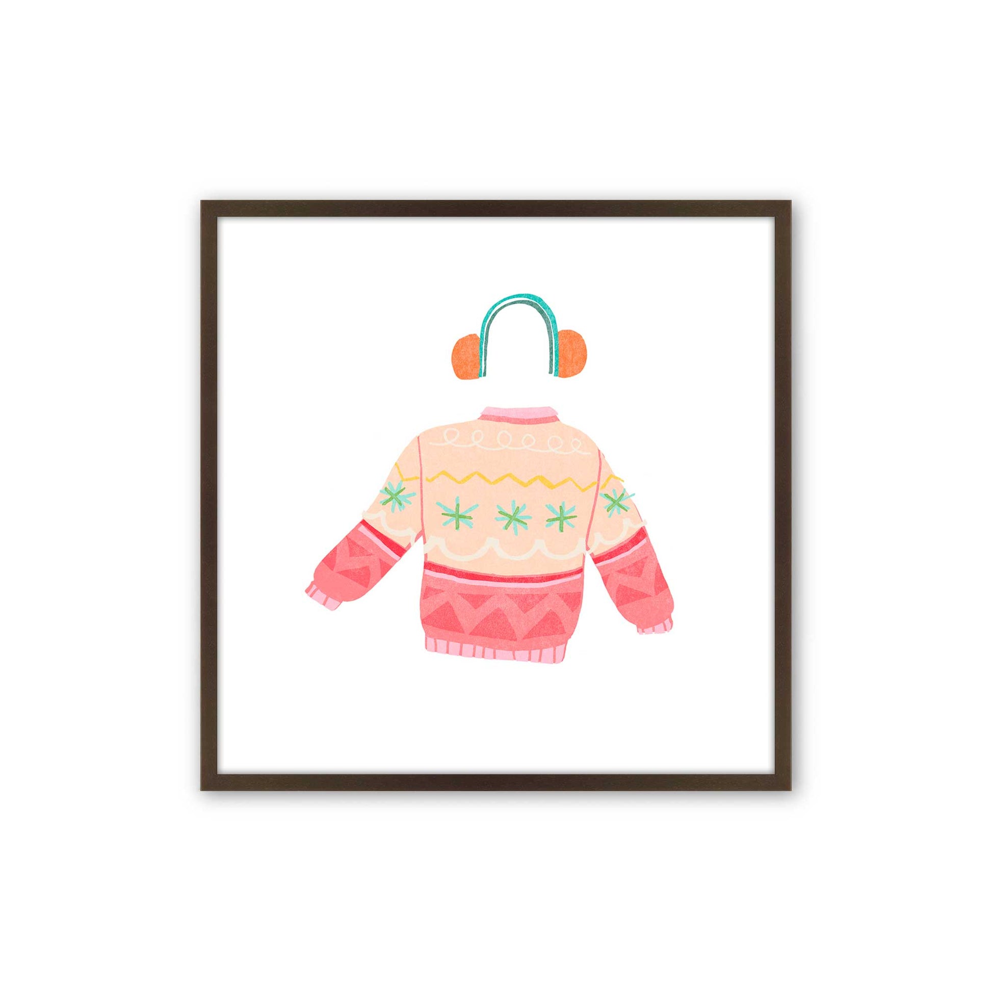 [Color:Espresso], Picture of art in a Espresso frame