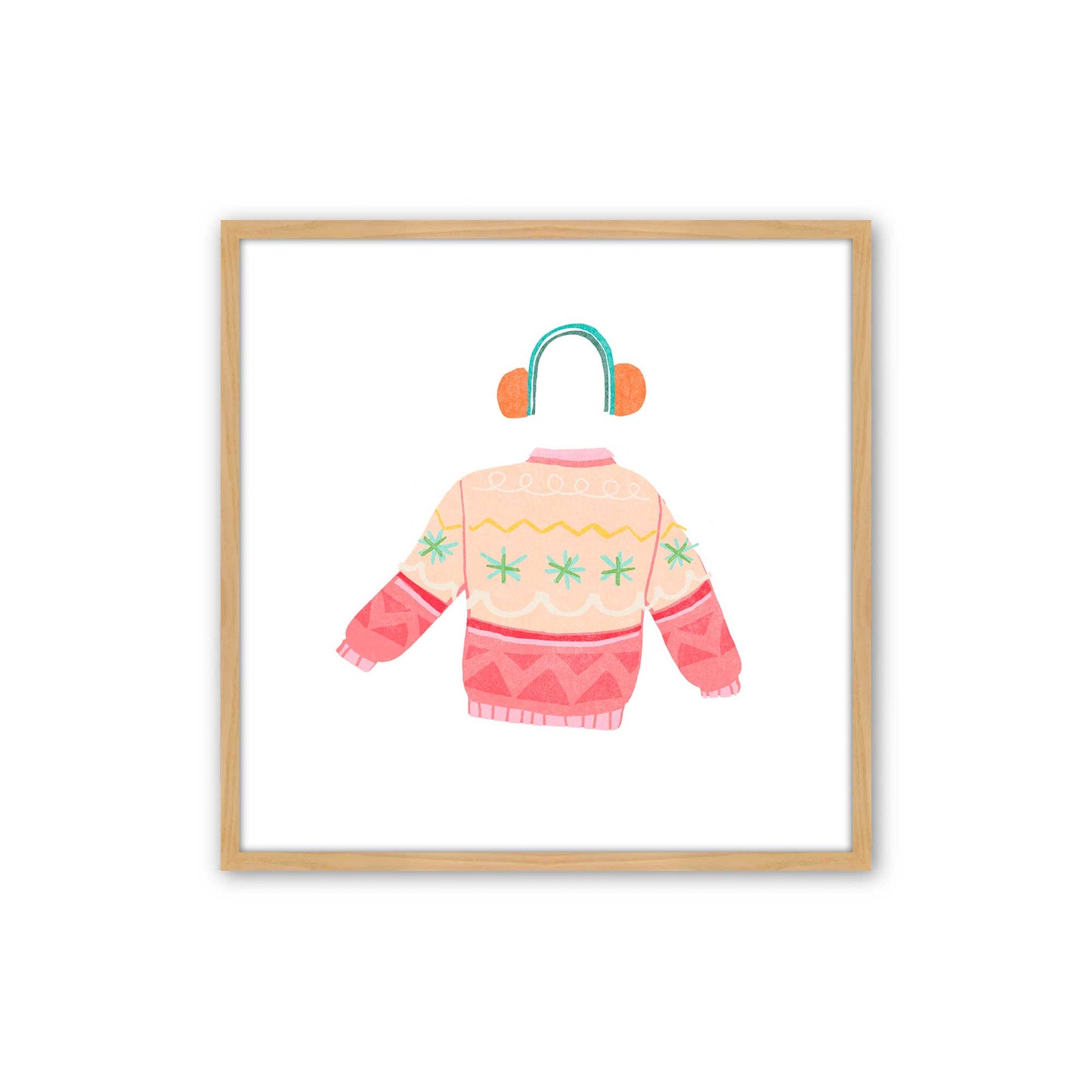 [Color:American Maple], Picture of art in an American Maple frame