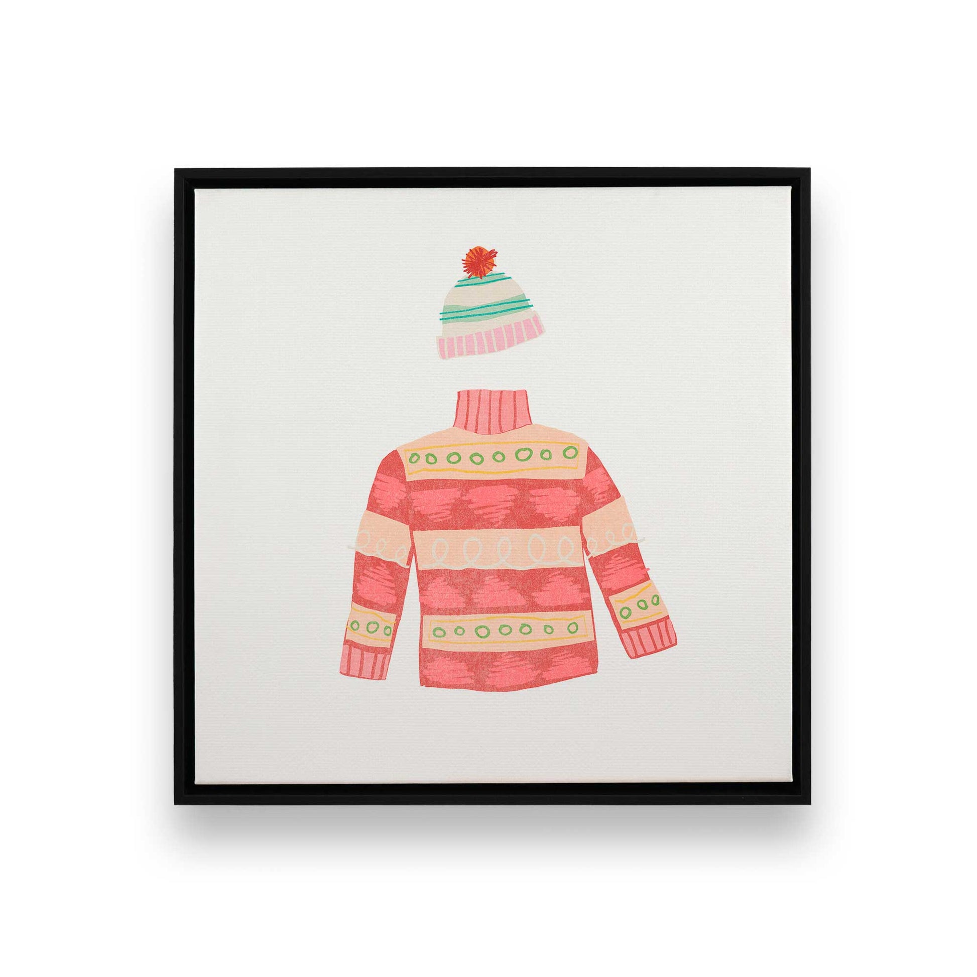 [Color:Satin Black], Picture of art in a Satin Black frame