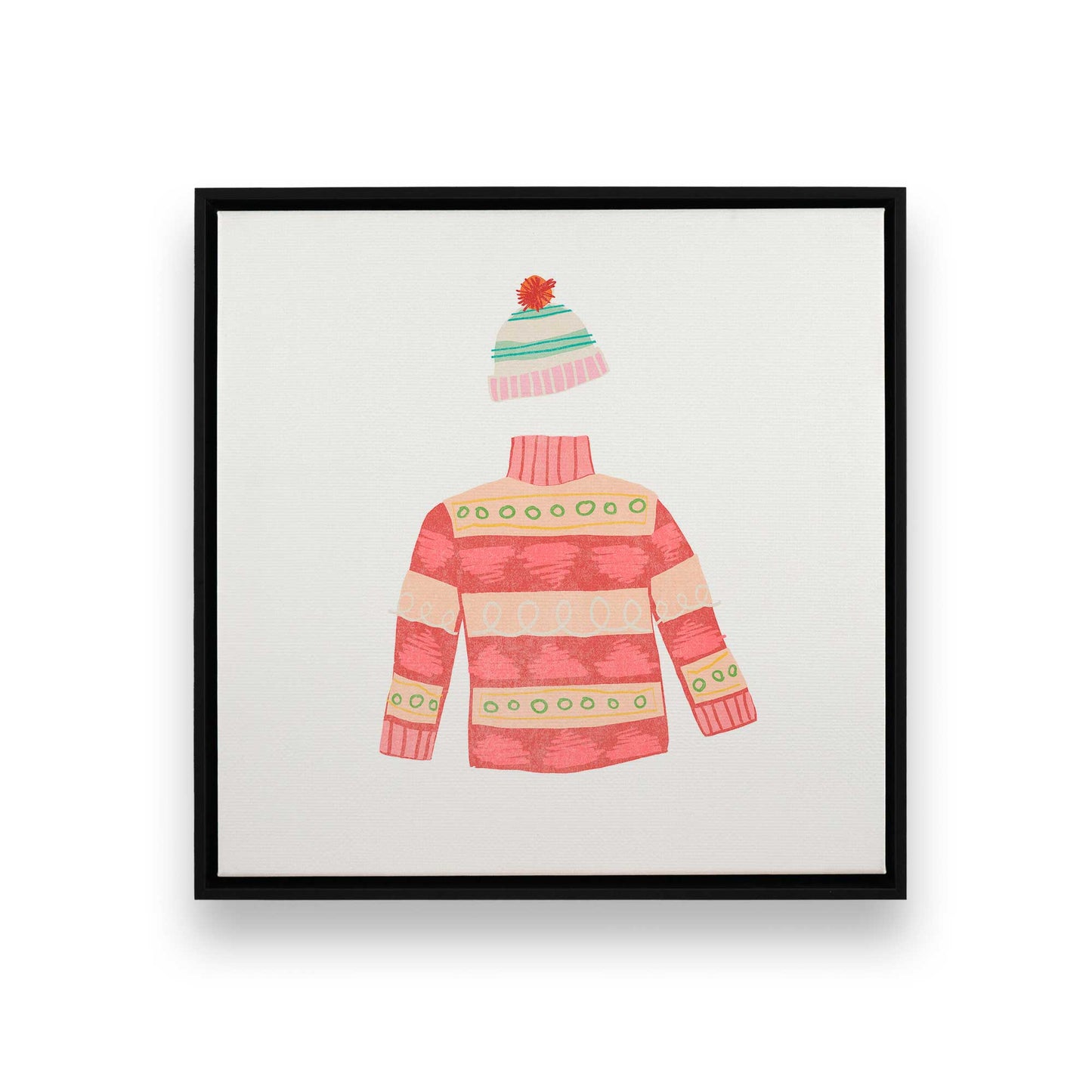 Cozy Knit Christmas, Set of 4 Canvas Prints
