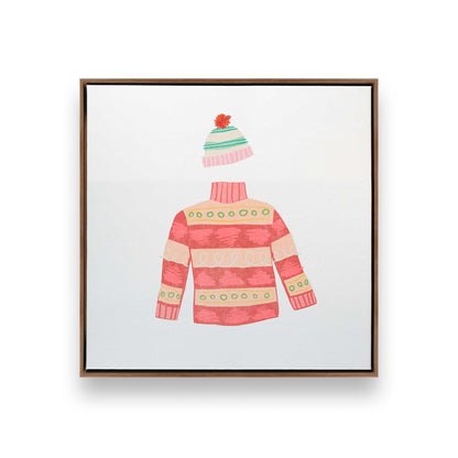 [Color:Walnut], Picture of art in a Walnut frame