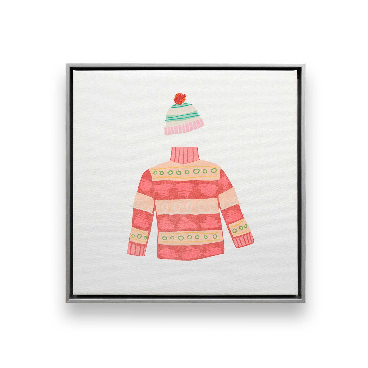 Cozy Knit Christmas, Set of 4 Canvas Prints