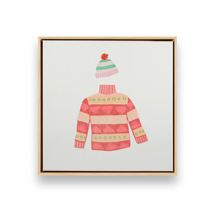 Cozy Knit Christmas, Set of 4 Canvas Prints