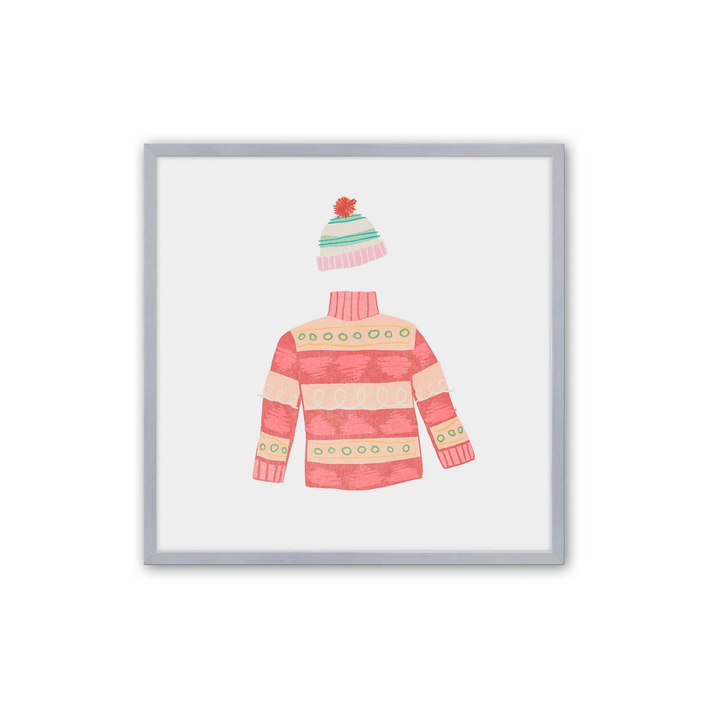 Cozy Knit Christmas, Set of 4 Paper Prints